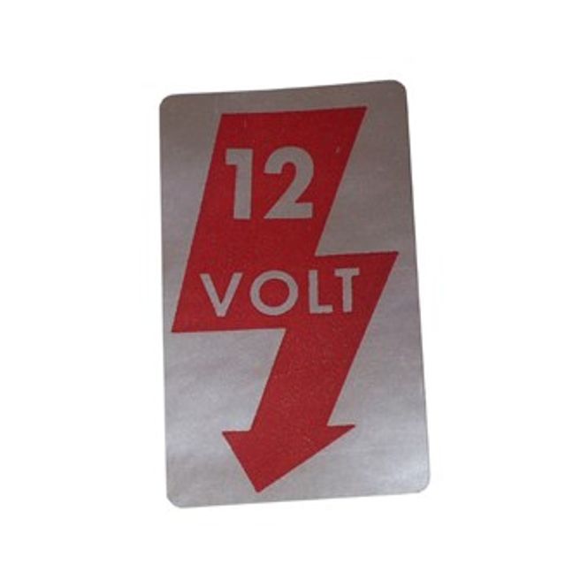 Hovedbilde Klistremerke 12V