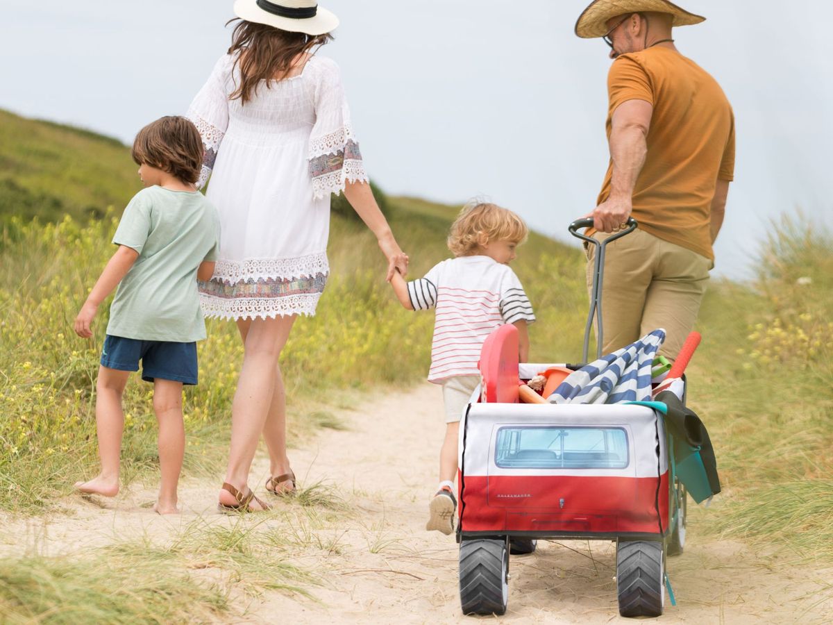 Volkswagen VW T1 Bus Foldable Trolley - Front/red