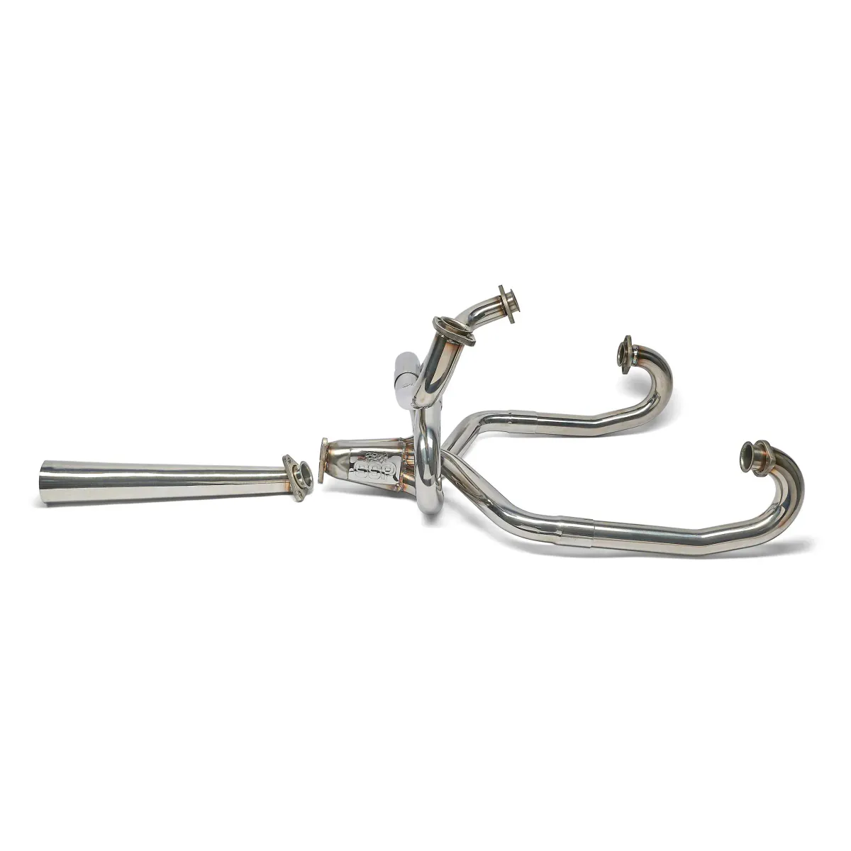 Rustfritt stål Stinger eksosanlegg 1 5/8