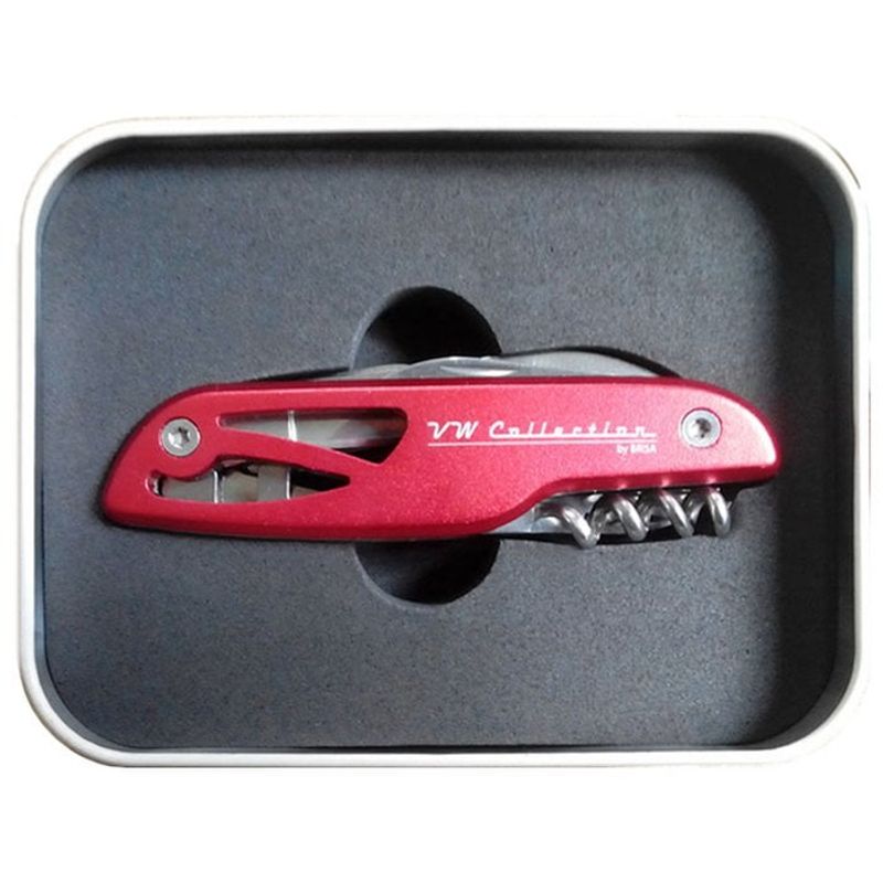 Volkswagen VW T1 Bus Pocket Knife in Gift Tin - Red