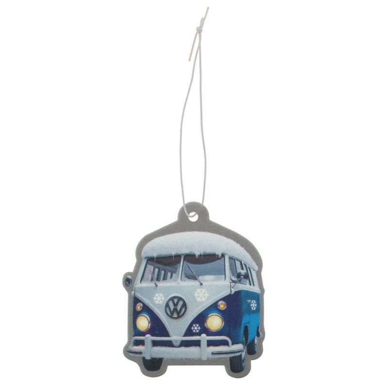Volkswagen VW T1 Bus Air Freshener - Blue/Fresh Ice *WINTER EDITION*