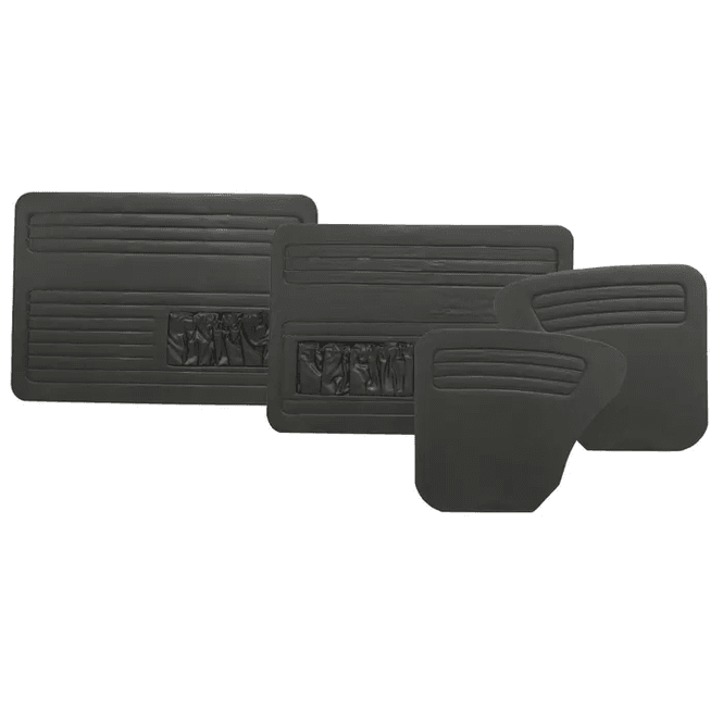 Hovedbilde Dørtrekk i svart vinyl Boble Type 1 08/66-07/79