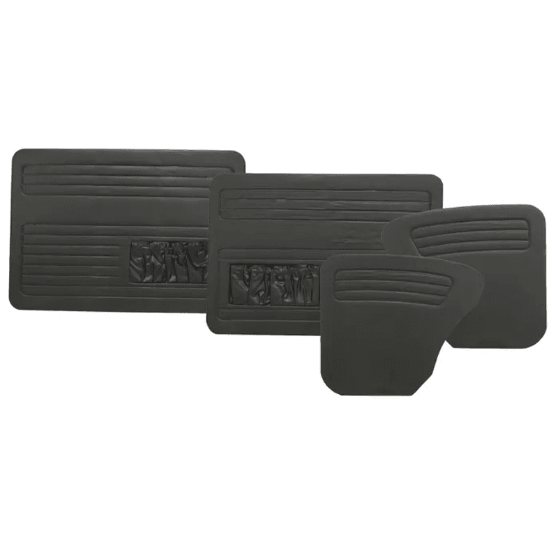 Dørtrekk i svart vinyl Boble Type 1 08/66-07/79