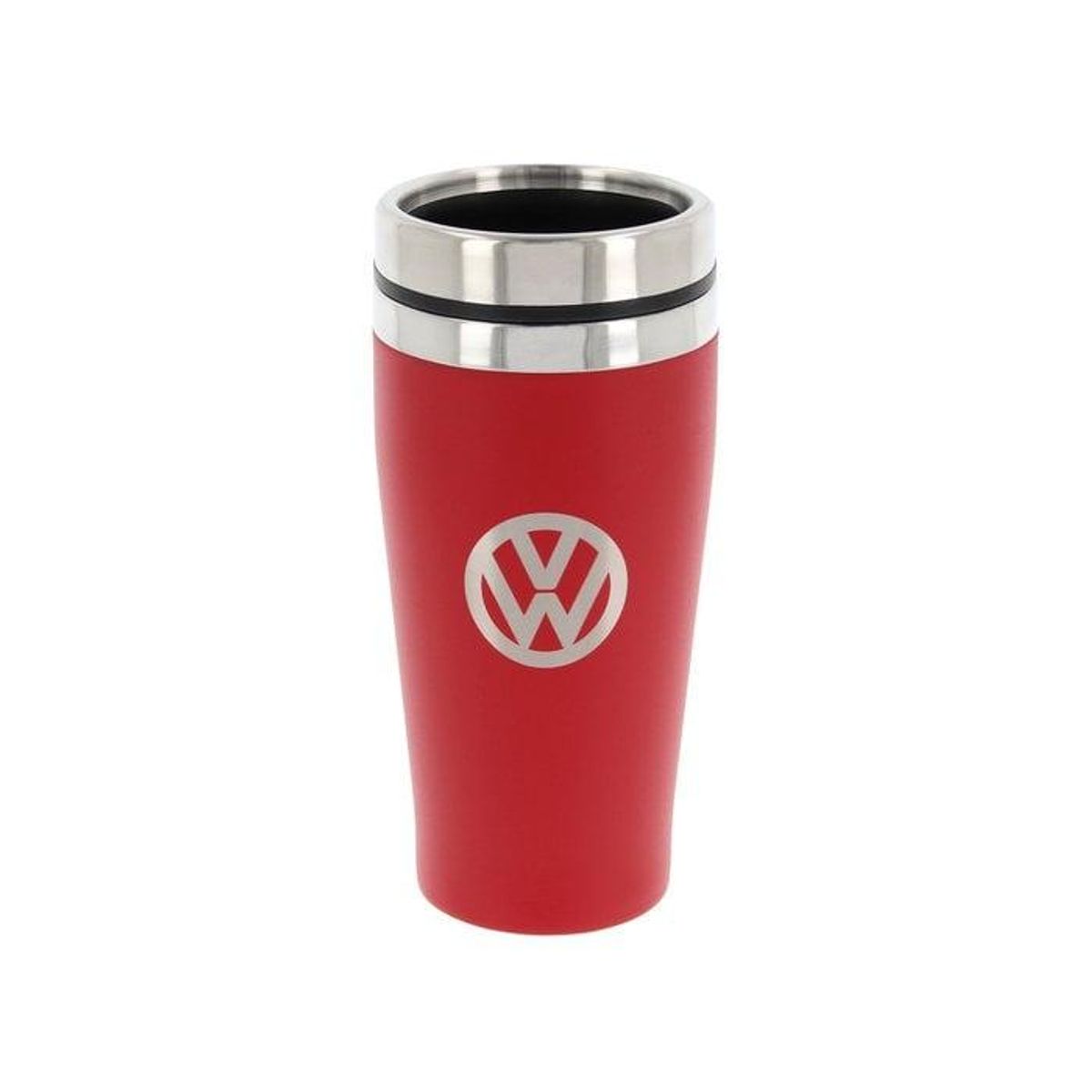 Volkswagen VW Stainless Steel Insulated Tumbler, double-walled, 450ml in Gift Box - Logo/Red