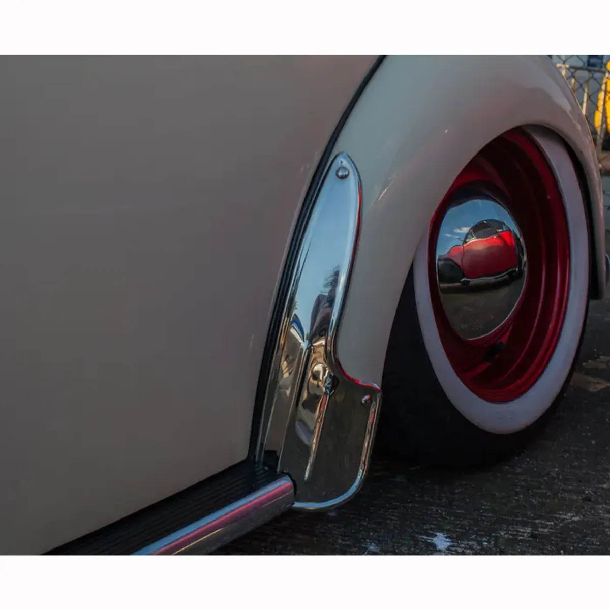 Steinsprut beskytter, rustfritt.